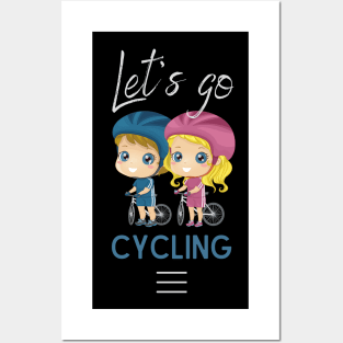 Let's go cycling Posters and Art